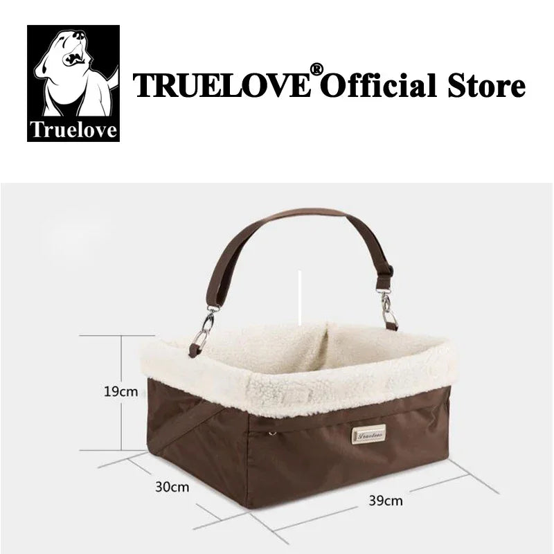 Truelove Dog Car Seat Bed Foldable Washable Pet Booster Seat for Small Dogs Cats Travel Carrier for Small Dogs Cats TLX7971 Peaceful Pleasures Health and Wellness