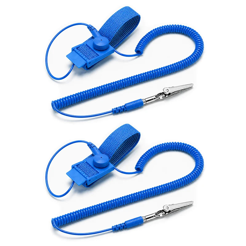 Anti-Static ESD Wrist Strap Grounding Band with Alligator Clip