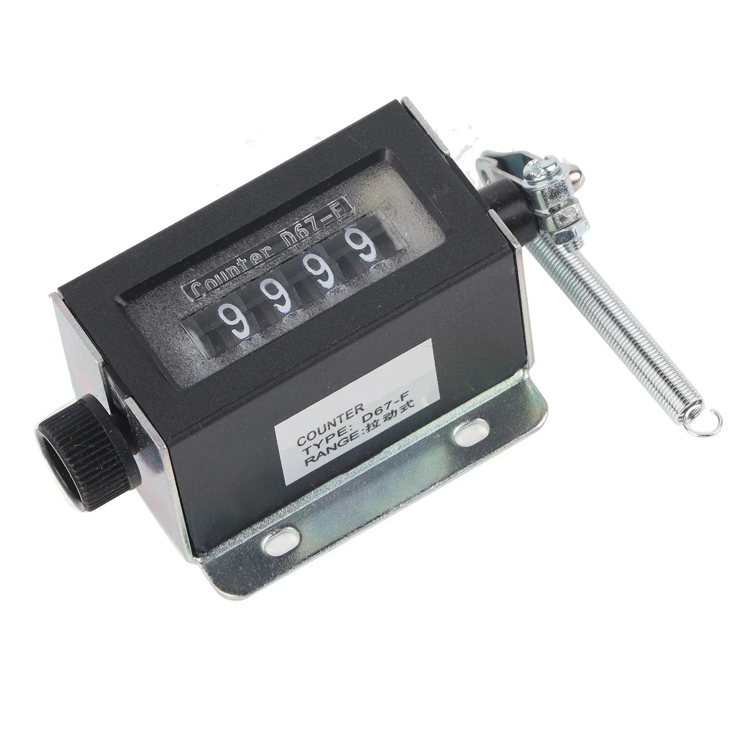 D67F 5 Digit Mechanical Resettable Manual Hand Pull Stroke Tally