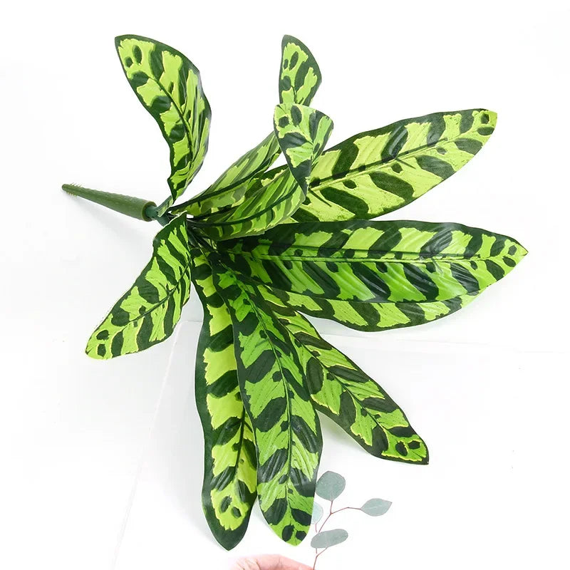 Artificial Silk Taro & Dieffenbachia Leaf Plant – Home Decor