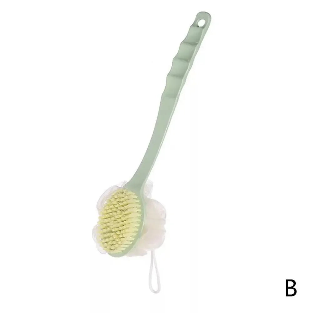 Long Handle Two-Sided Exfoliating Body Back Brush & Massager