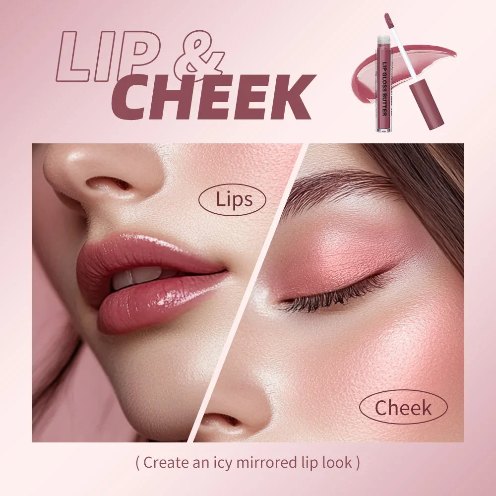 Lakerain Glossy Lip Gloss Butter – Mirror Finish & Moisturising