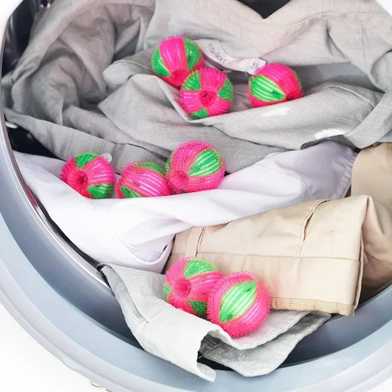 Laundry Lint & Hair Remover Balls – 6 or 12 Pack Laundry Lint Remover Ball Peaceful Pleasures Health and Wellness