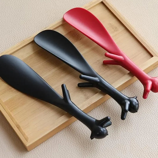 Cat Shoe Horn for Kids – Long Handle Cartoon Shoe Helper Kids Shoe Horn Peaceful Pleasures Health and Wellness