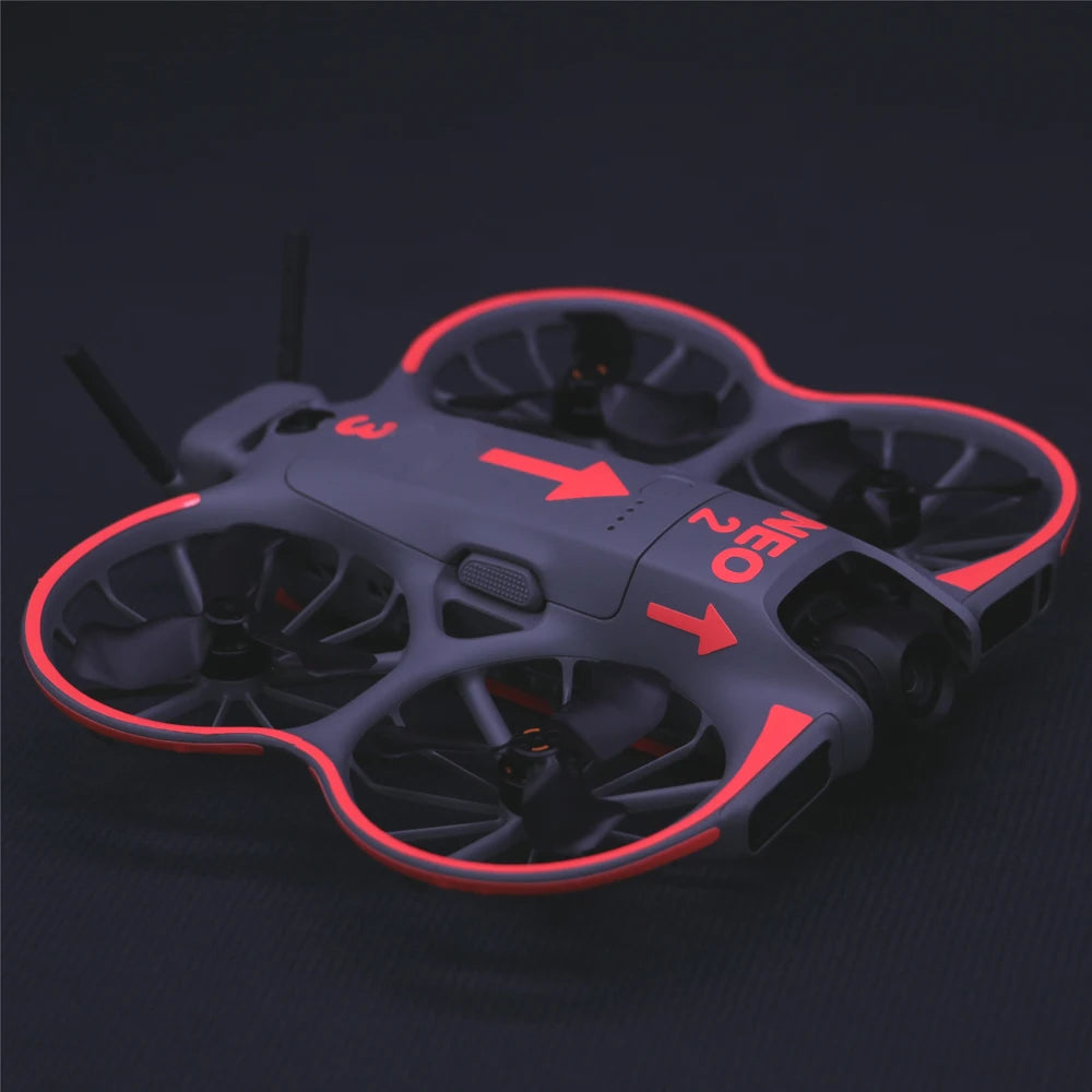 Glowing Decorative Sticker Kit For DJI NEO2 Waterproof Skin Sticker Anti-Scratch Protective Film For DJI Neo2 Accessories Peaceful Pleasures Health and Wellness