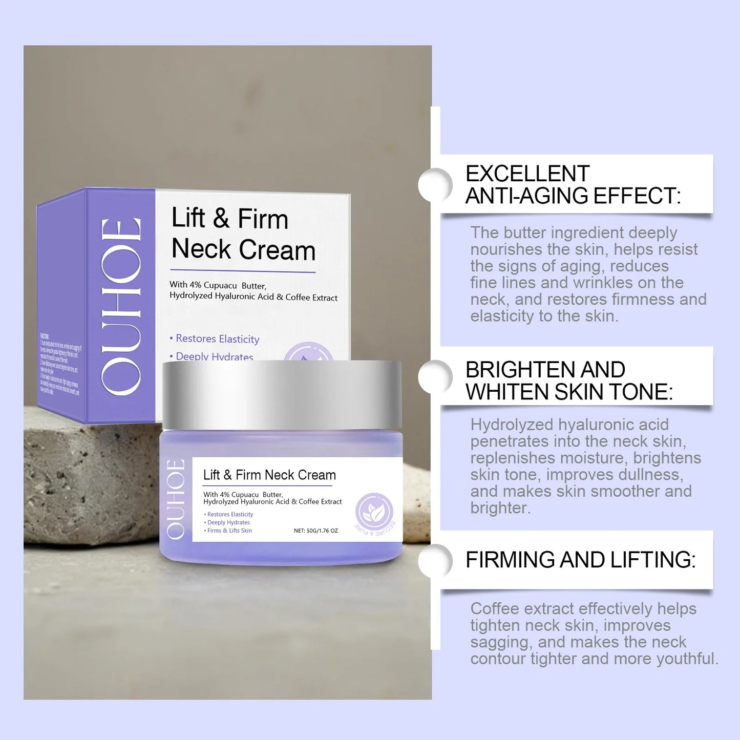 Firming Neck Cream – Tighten, Brighten & Reduce Fine Lines