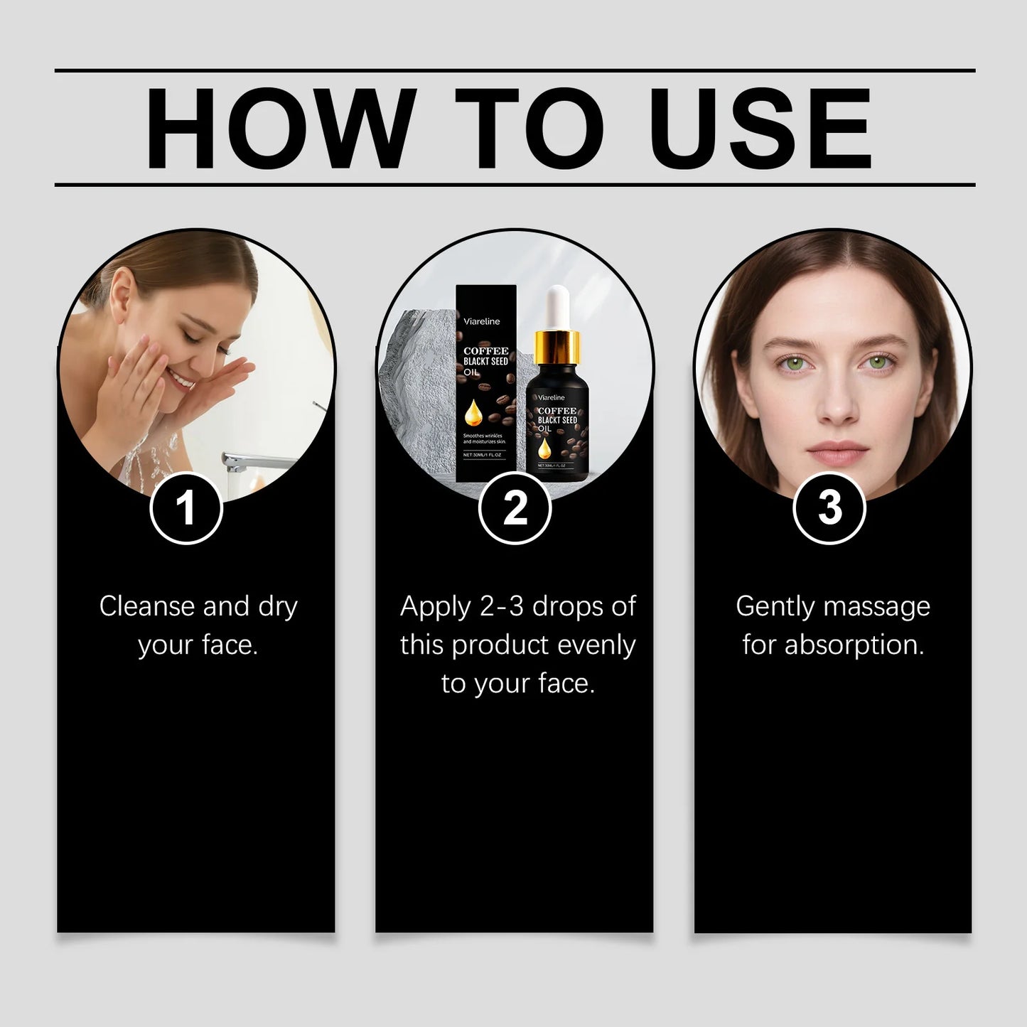 Viareline Black Seed Oil Face Serum | Firm, Hydrate & Anti-Aging