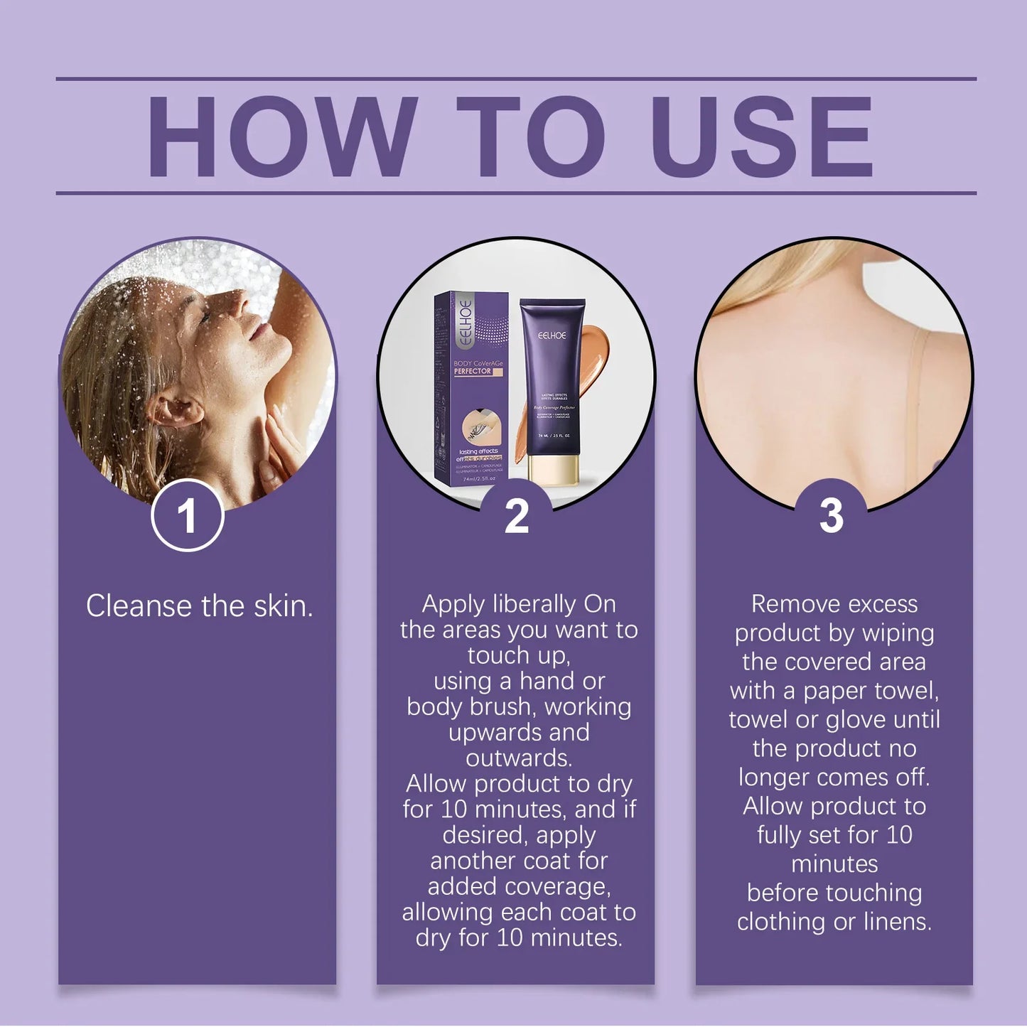 EELHOE Body Concealer – Waterproof Full Coverage Tattoo Cover