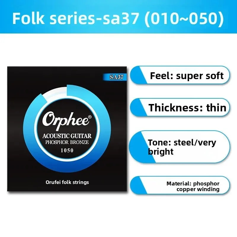 Orphee SA37 SA38 SA39 String Acoustic Guitar Strings Phosphor Bronze