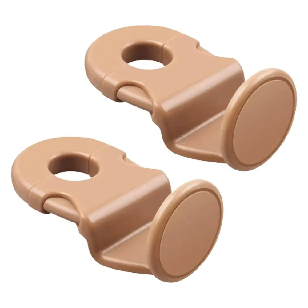 2-Pack Car Headrest Hooks | 20KG Heavy-Duty Back Seat Organizer
