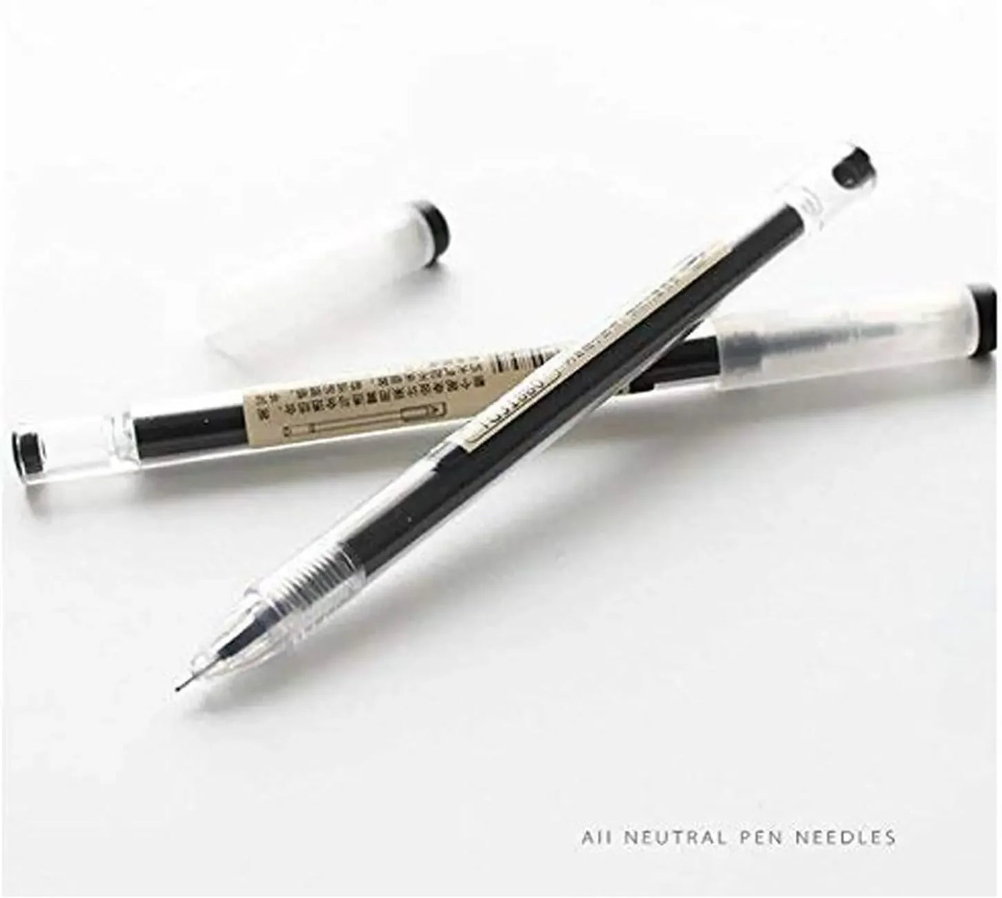 0.35mm Ultra Fine Gel Ink Pens, Quick-Drying Rollerball for Office School Writing, 12-Pack Black Peaceful Pleasures Health and Wellness