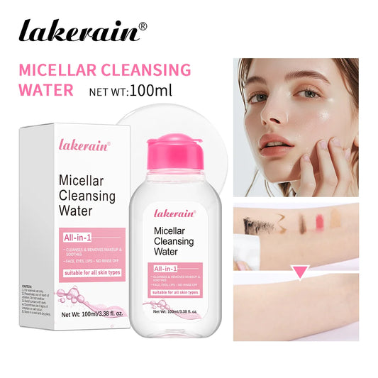 All in One Cleansing Water Deep Makeup Remove Sensitive Soothes Vegetarian Non-stimulating Cleaning Hydrate Cleansing Products Peaceful Pleasures Health and Wellness 100ml