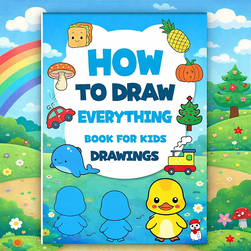 Drawing Books Kids Learn Draw Everything Simple Steps Boost