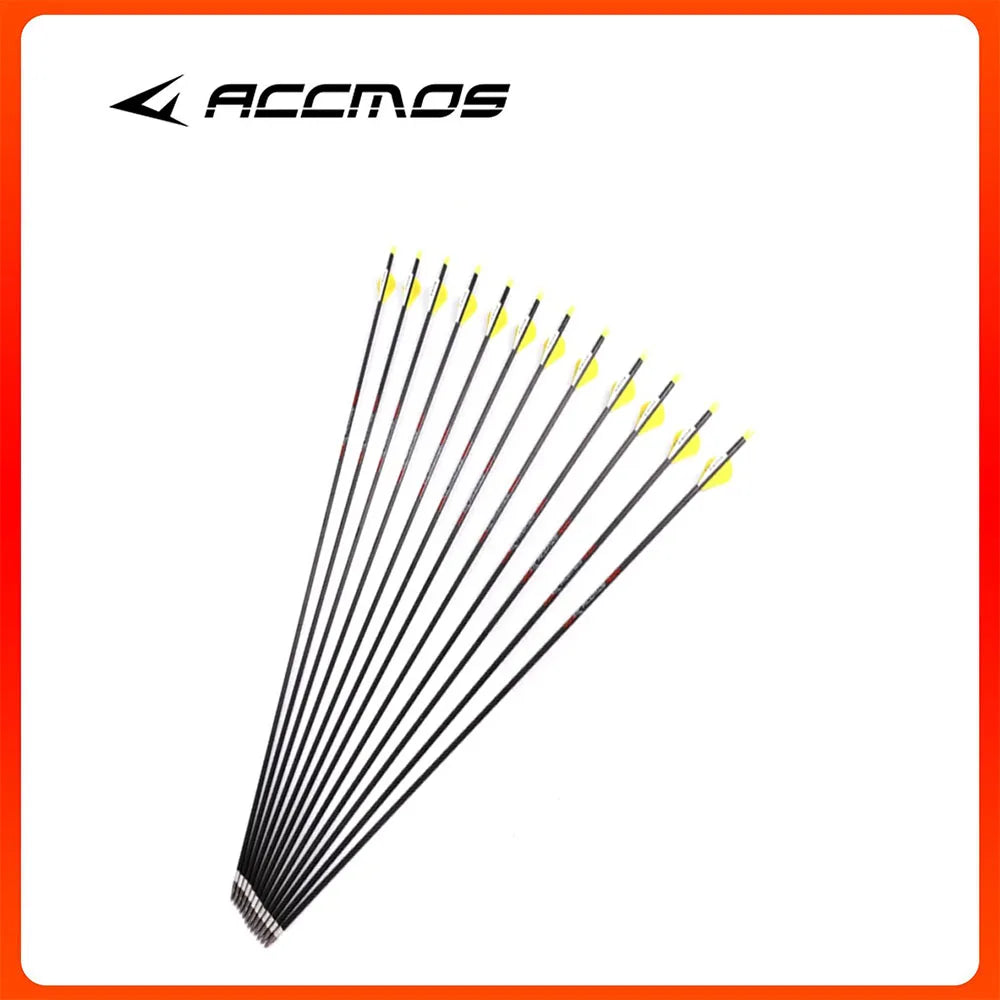 6 ID Pure Carbon Arrow Shaft Spine 300 700 Recurve Compound Bow