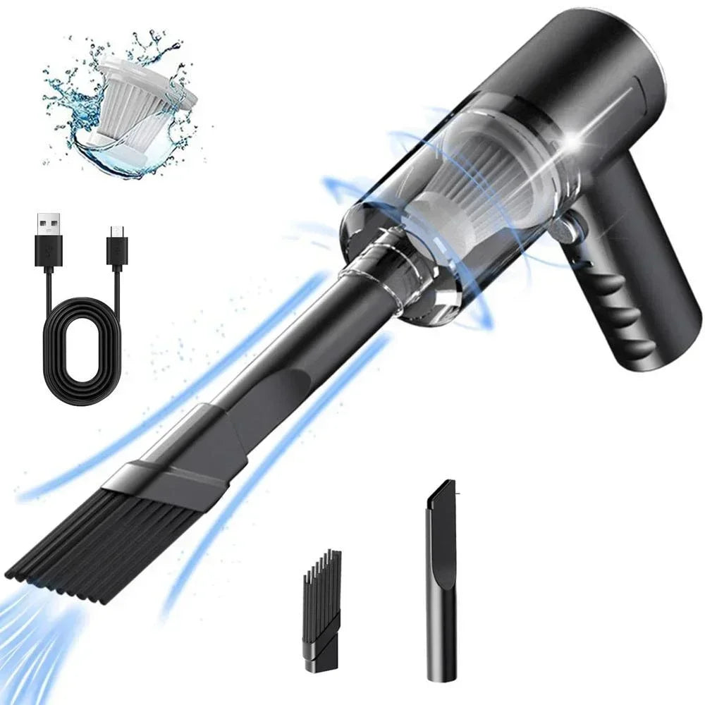 120W Cordless Handheld Vacuum – Home & Car 5500Pa HEPA