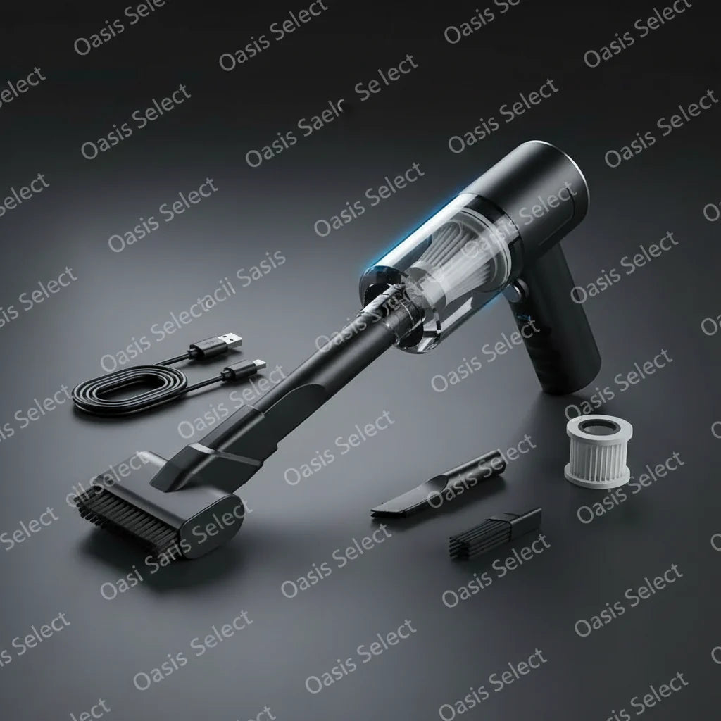 Cordless Handheld Vacuum 120W 5500Pa HEPA – Home & Car