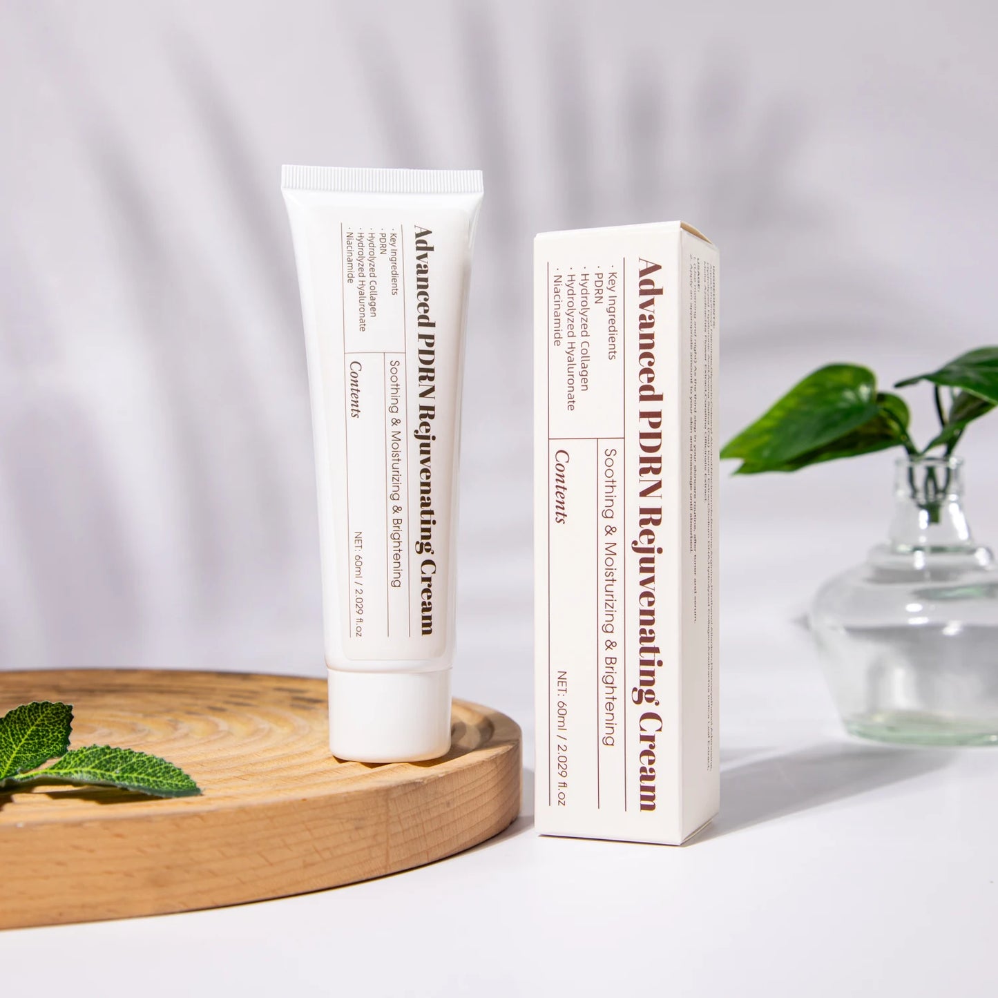 Advanced PDRN Rejuvenating Cream, Salmon DNA PDRN Face Moisturizer for Firming Skin, Women's Face Cream for Glow Skin, 60ML Peaceful Pleasures Health and Wellness
