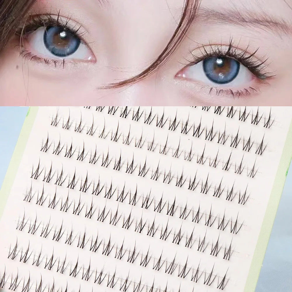 10–12mm Individual Cluster Lashes | Grafting False Eyelashes