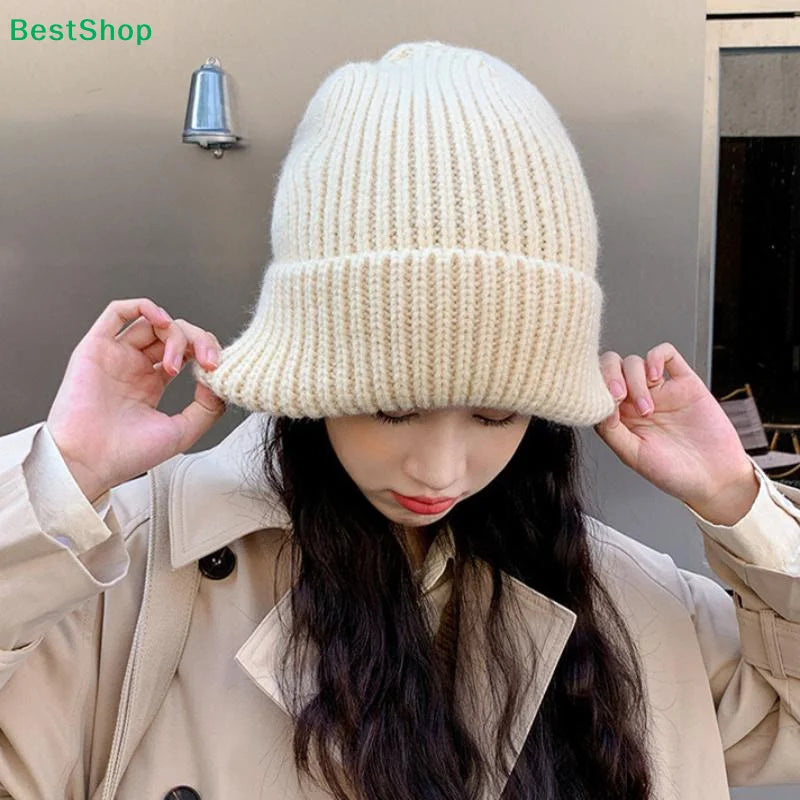 Winter Knit Beanie Hat | Unisex Warm Stacking Cap for Men & Women