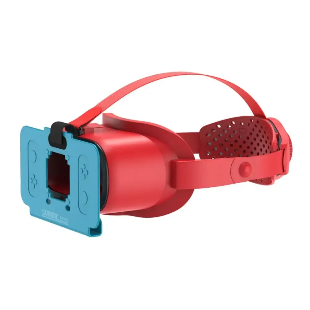 For Switch2 game console 3D HD VR glasses Virtual Reality Movies Switch Game Adjustable Headband Expansion Upgrade Accessories Peaceful Pleasures Health and Wellness Blue