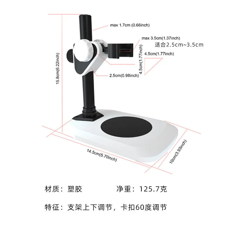 Portable Microscope Stand with Adjustable Usb Digital Microscope and Wifi Microscope Stand Peaceful Pleasures Health and Wellness 2