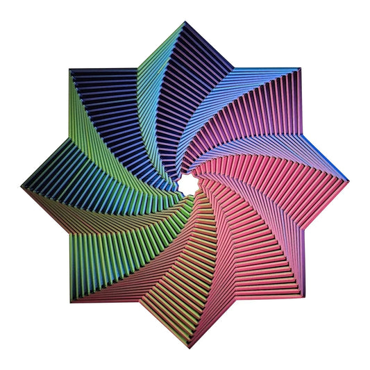 Octagonal Fidget Fidget Octagonal Toy 3D Printing Geometric Illusion Antistress Fidget Toys For Stress Sensory Party Games Peaceful Pleasures Health and Wellness Pink One Size