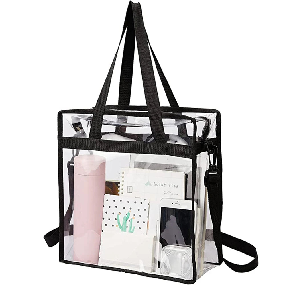 Clear PVC Tote Bag for Women – Large Capacity Waterproof Storage Bag for Gym, Swimming & Travel Peaceful Pleasures Health and Wellness