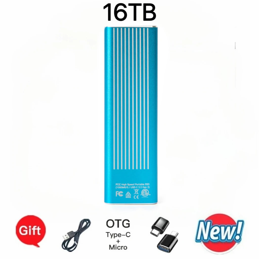 EOENKK 8TB Portable External SSD USB 3.2 Type-C Fast Drive