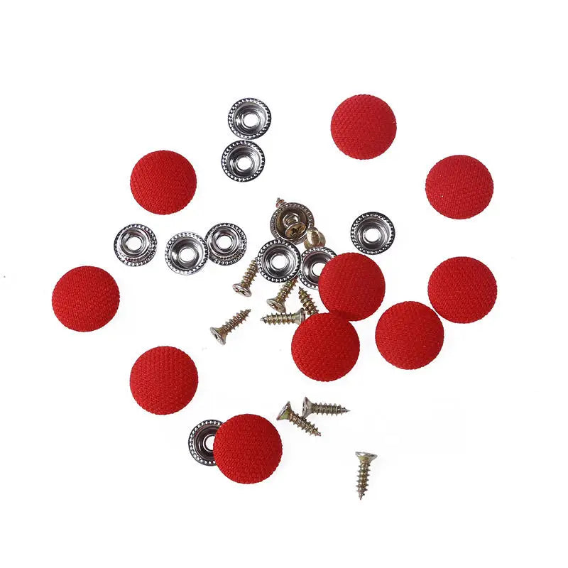10/30/60pcs Car Roof Buckle Roof Cloth Detachment Repair Special Fixing Buckle Interior Roof Fabric Sagging Fixing Buckle Kit Peaceful Pleasures Health and Wellness 10pcs red