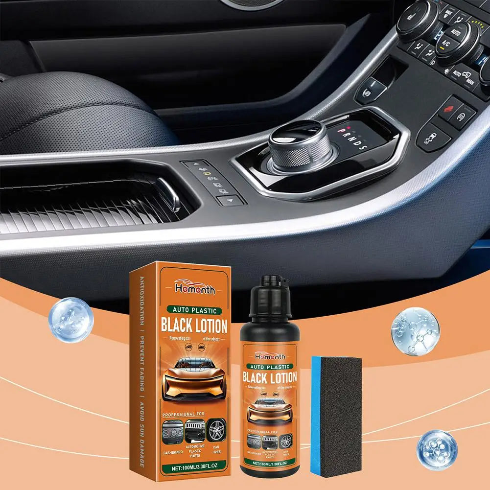 100ml Car Plastic Restorer Back To Black Gloss Auto Plastic Polish And Repair Coating Renovation Agent For Car Detailing Peaceful Pleasures Health and Wellness