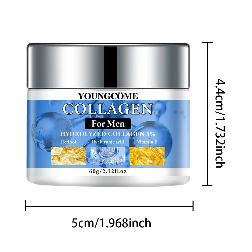 Collagen firming and moisturizing cream with retinol, vitamin E and hyaluronic acid Moisturizing Firming Brightening skincare Peaceful Pleasures Health and Wellness 60G