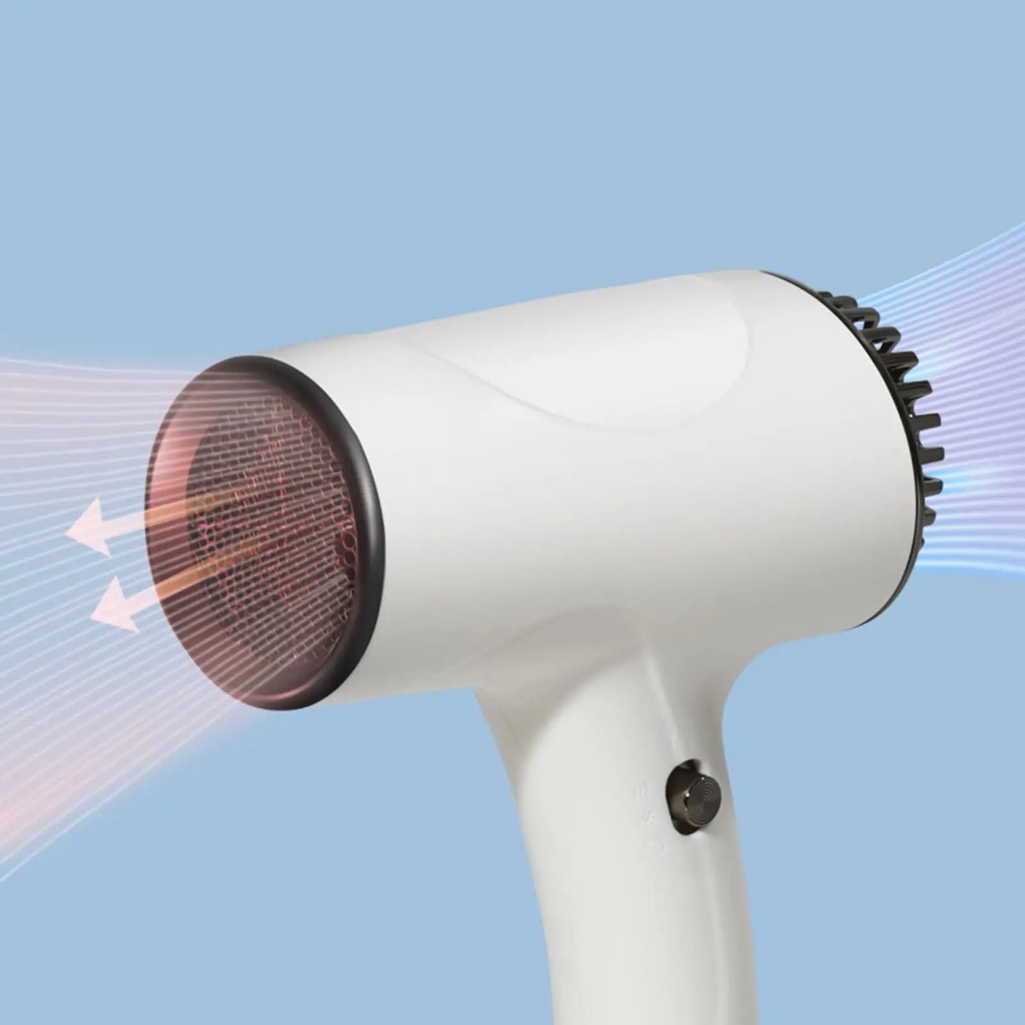 Cordless Portable Hair Dryer 500W – 2-Speed, Rechargeable Travel