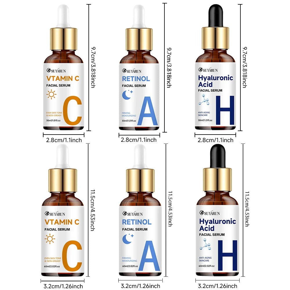 SUYARUN Vitamin C + Retinol + Hyaluronic Acid Serum Duo