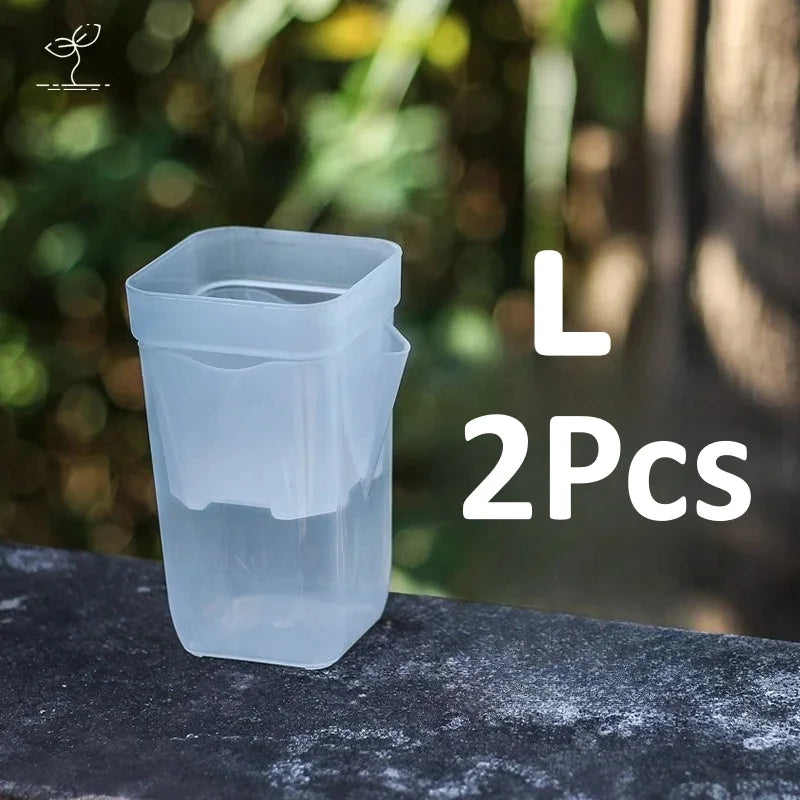Self Watering Pots for Indoor Plants – Clear Plastic Planters