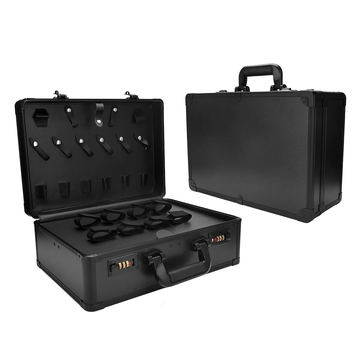 Professional Barber Supplies Case Salon Hairdressing Accessories With Password Atorage Case Carrying Multifunctional Travel Box Peaceful Pleasures Health and Wellness