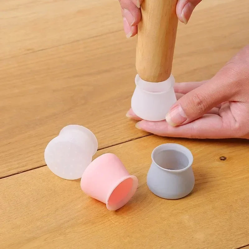 Silicone Chair Leg Caps – Non-Slip Floor Protectors 10–40 PCS