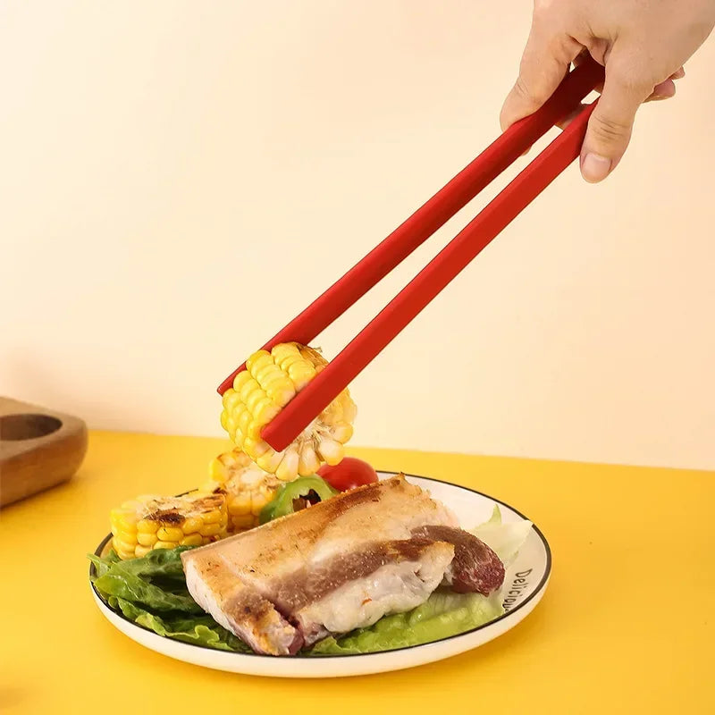 Silicone Food Tongs | Non-Slip BBQ & Kitchen Serving Tongs Silicone Kitchen Tongs Peaceful Pleasures Health and Wellness