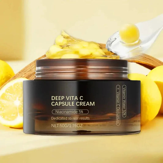 Hoygi Deep VC Gel Capsule Cream – Vitamin C, Niacinamide & Arbutin Brightening Face Cream Peaceful Pleasures Health and Wellness