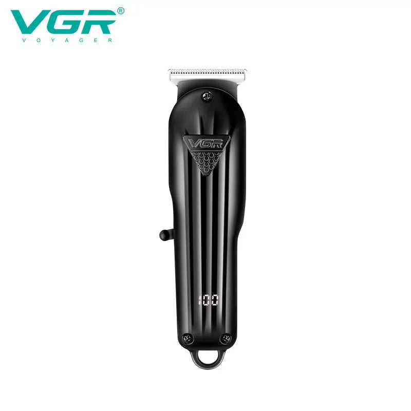 VGR Hair Trimmer Professional Hair Clipper Electric T-Blade Hair Cutting Machine 0mm LED Display Barber Trimmer for Men V-982 Peaceful Pleasures Health and Wellness