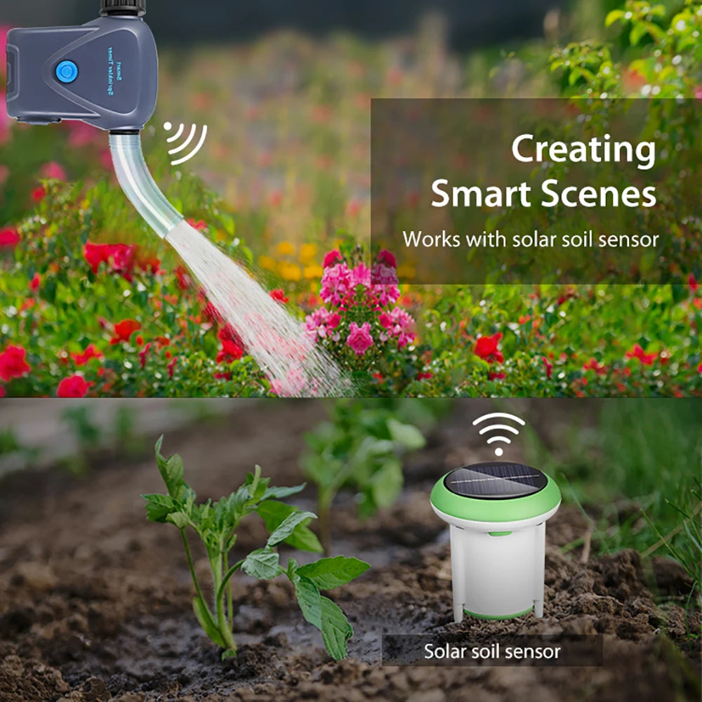 Tuya ZigBee Smart Sprinkler Timer Garden Watering IP66 Waterproof Automatic Drip Irrigation Control Work With Alexa Google Home Peaceful Pleasures Health and Wellness