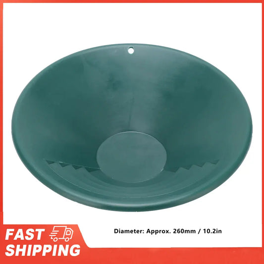 Gold Panning Pan ABS Sifting Classifier Washing Sieve Tray Accessory Peaceful Pleasures Health and Wellness
