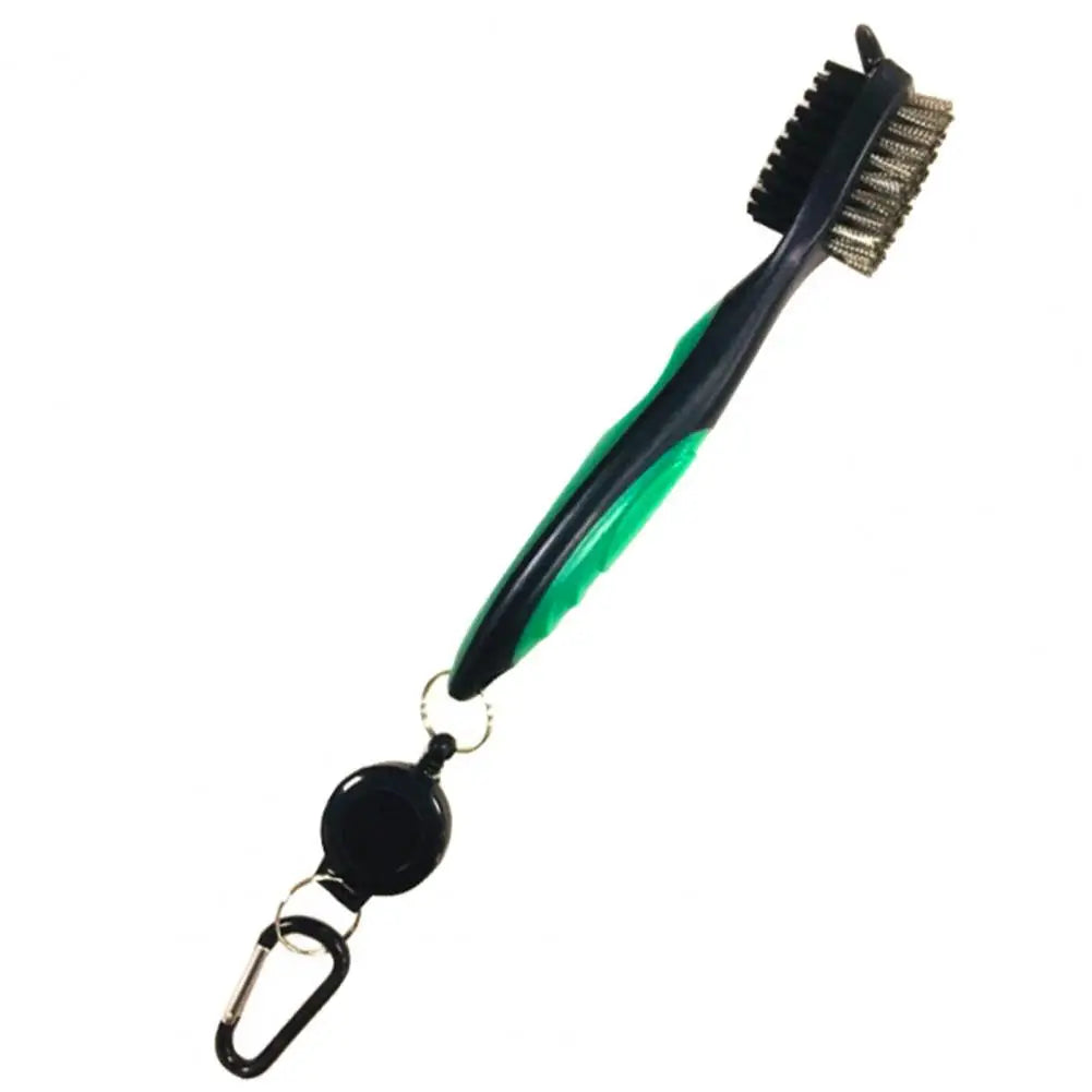 Club Cleaning Brush Golf Club Brush Golf Grooves Cleaning Brush 2 Sided Golf Putter Wedge Ball Cleaner Gof Accessories Peaceful Pleasures Health and Wellness Green