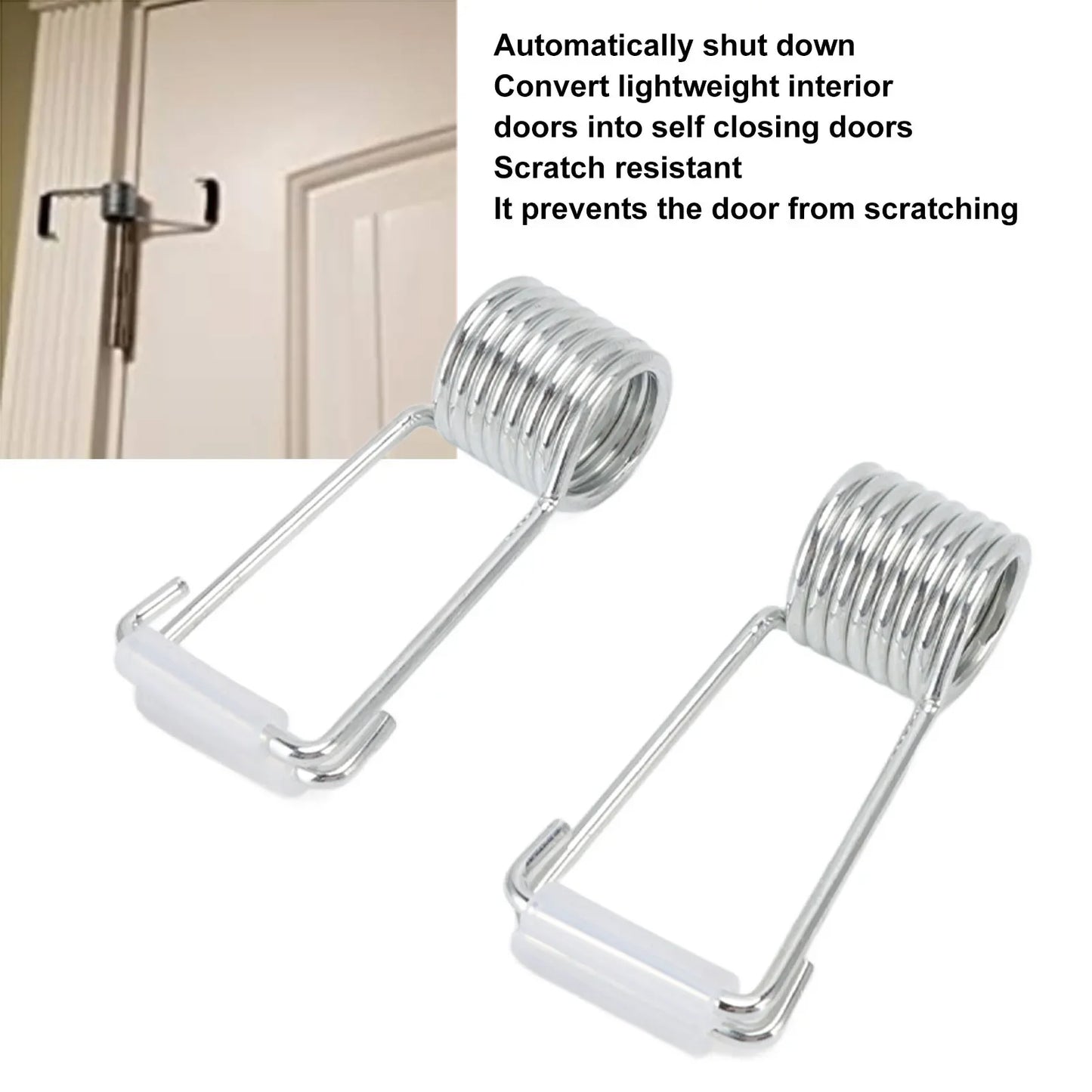Spring Hinge Door Closer Self Closing Butt Pins Accessories Automatic