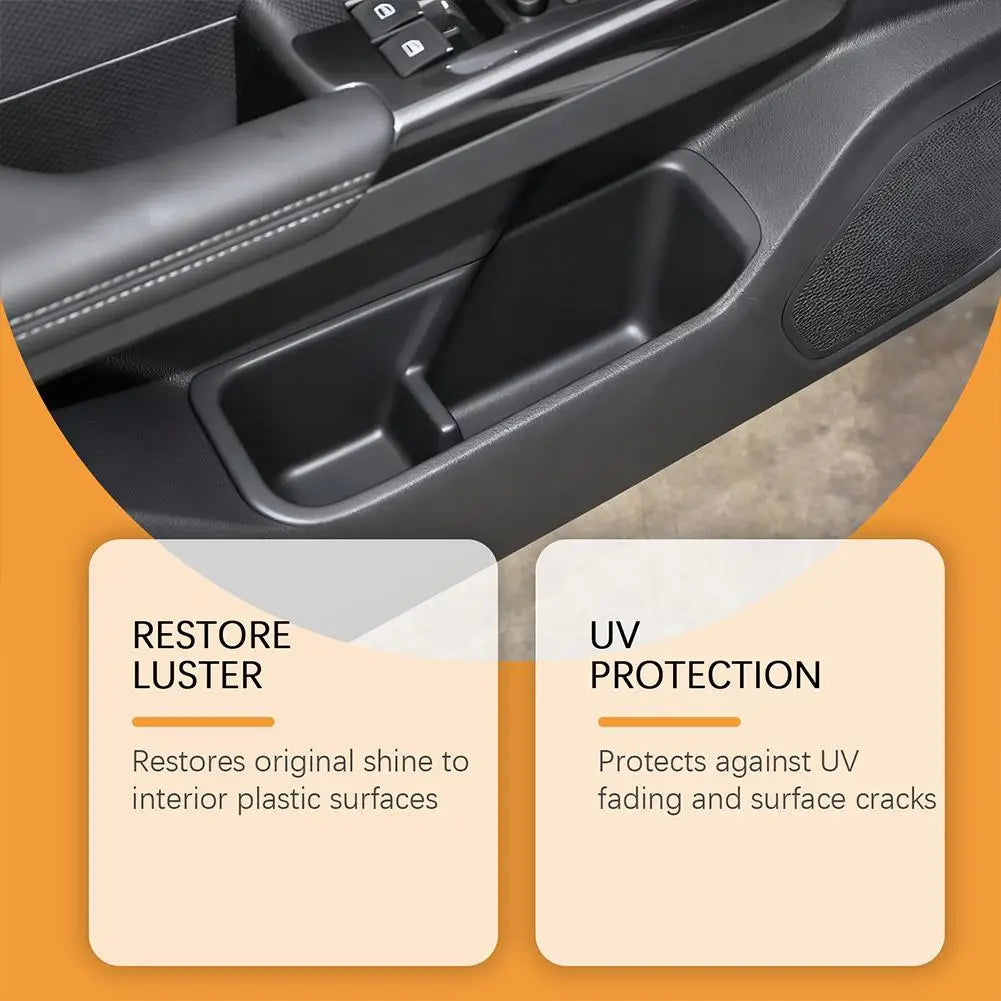 Plastic Repair Paste Restore Luster Lasting Protection Car Interior Plastic Refurbishment Cream Wheel Wear Rust Cleaning Care Peaceful Pleasures Health and Wellness