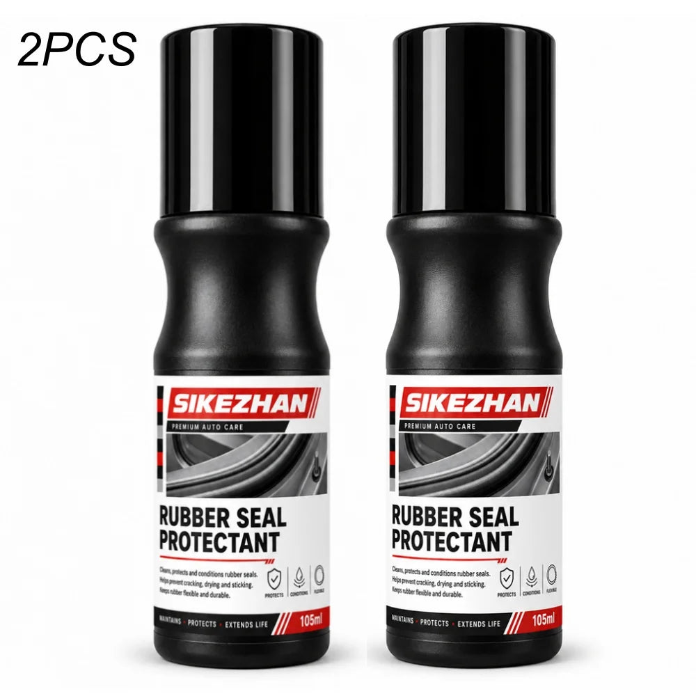 Car Rubber Seal Protectant, Windows & Weatherstrips, Restores Conditions Seals, Prevents Cracking, UV Protection Peaceful Pleasures Health and Wellness 2PCS
