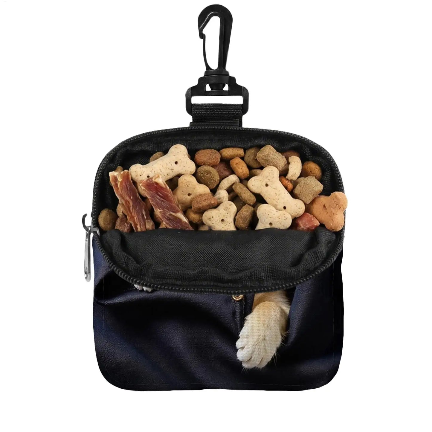 Portable Dog Treat Pouch Training Treat Carrier with Belt Clip Puppy Food Holder for Walking Camping Hiking Travel Beach Outdoor Peaceful Pleasures Health and Wellness
