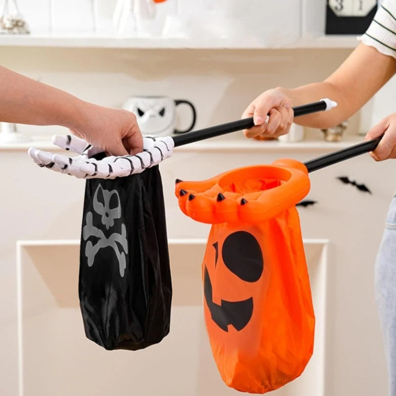 Halloween Pumpkin Candy Bag | Kids Trick-or-Treat Bucket