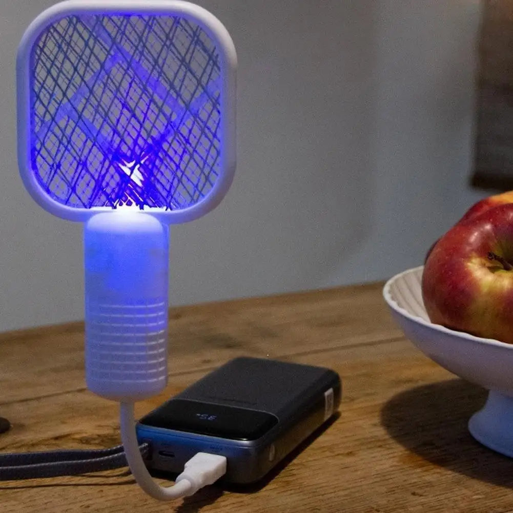 2-in-1 USB Mosquito Killer Lamp & Electric Fly Swatter UV Trap