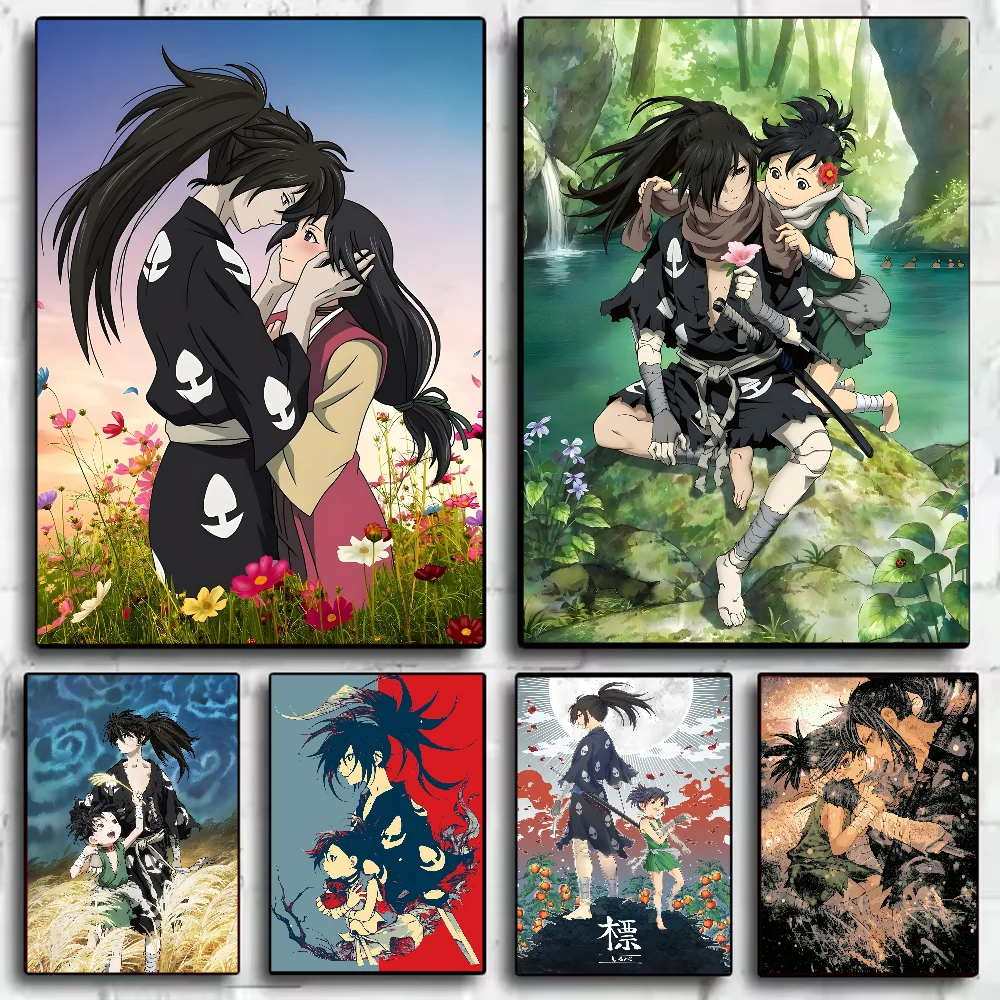 Dororo Anime HD Wall Poster – Waterproof PVC Sticky Decal Anime Wall Poster Peaceful Pleasures Health and Wellness