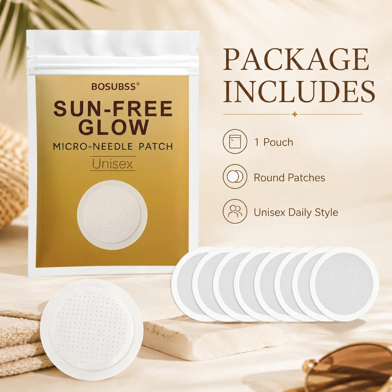 Tanning Care Patches – Natural Bronze Glow for Beach & Outdoor